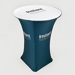 Cocktail Table with Tension Fabric Wrap