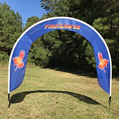 Custom Flag Archway