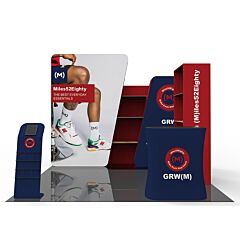 10x10 InstaShelf Booth