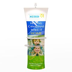 Straight Top Tension Fabric Banner Stand