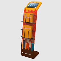 Tablet Stand & Brochure Holder Front