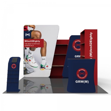 10x10 InstaShelf Booth