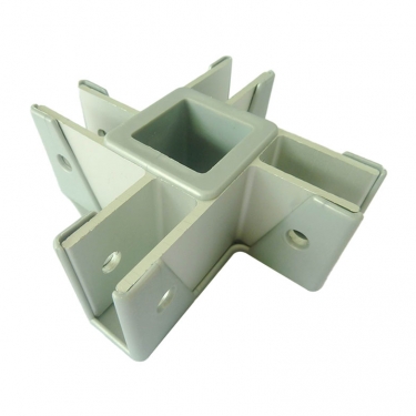 Silver Lower Peak Pole 4 Way Bracket