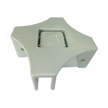 Silver Upper Peak Pole 4 Way Bracket