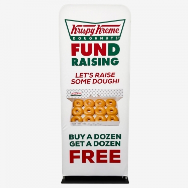 3ft x 7.5ft Tension Fabric Stand