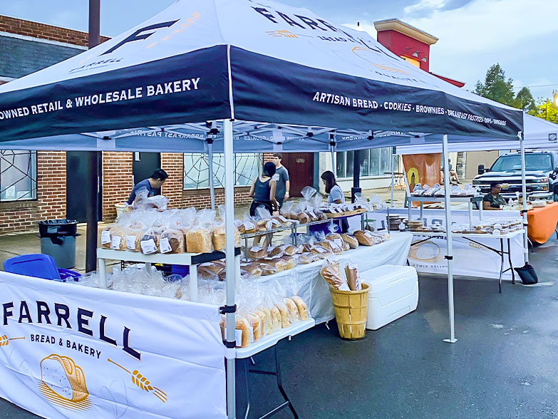 Farrell Bread & Bakery Custom Tent