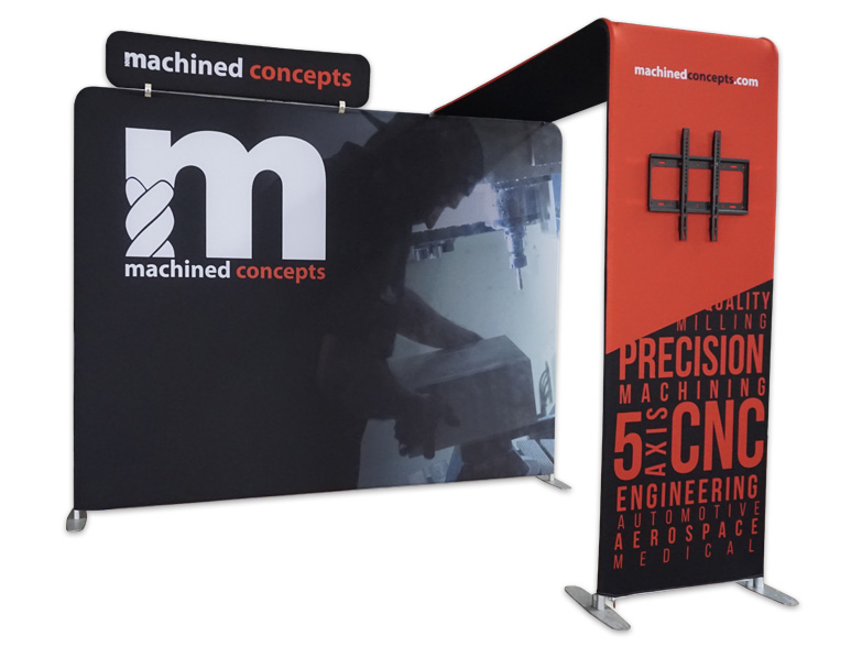 Machined Concepts Trade Show Booth