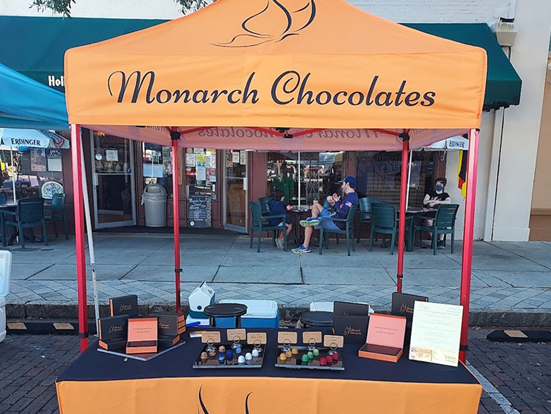 Monarch Chocolate & Florida Car Show’s Custom 6.5x6.5ft Pop-up Tent