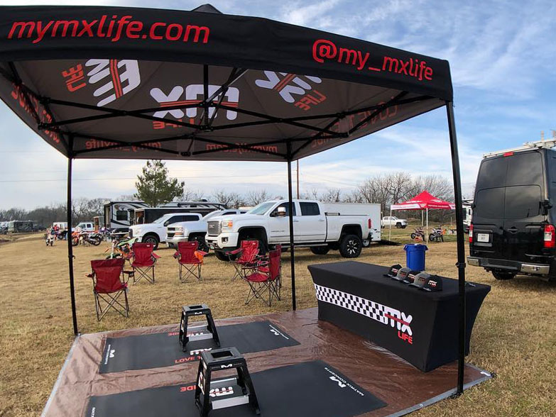  10x10 Customized Tent with Stretch Table Cover upgrade!